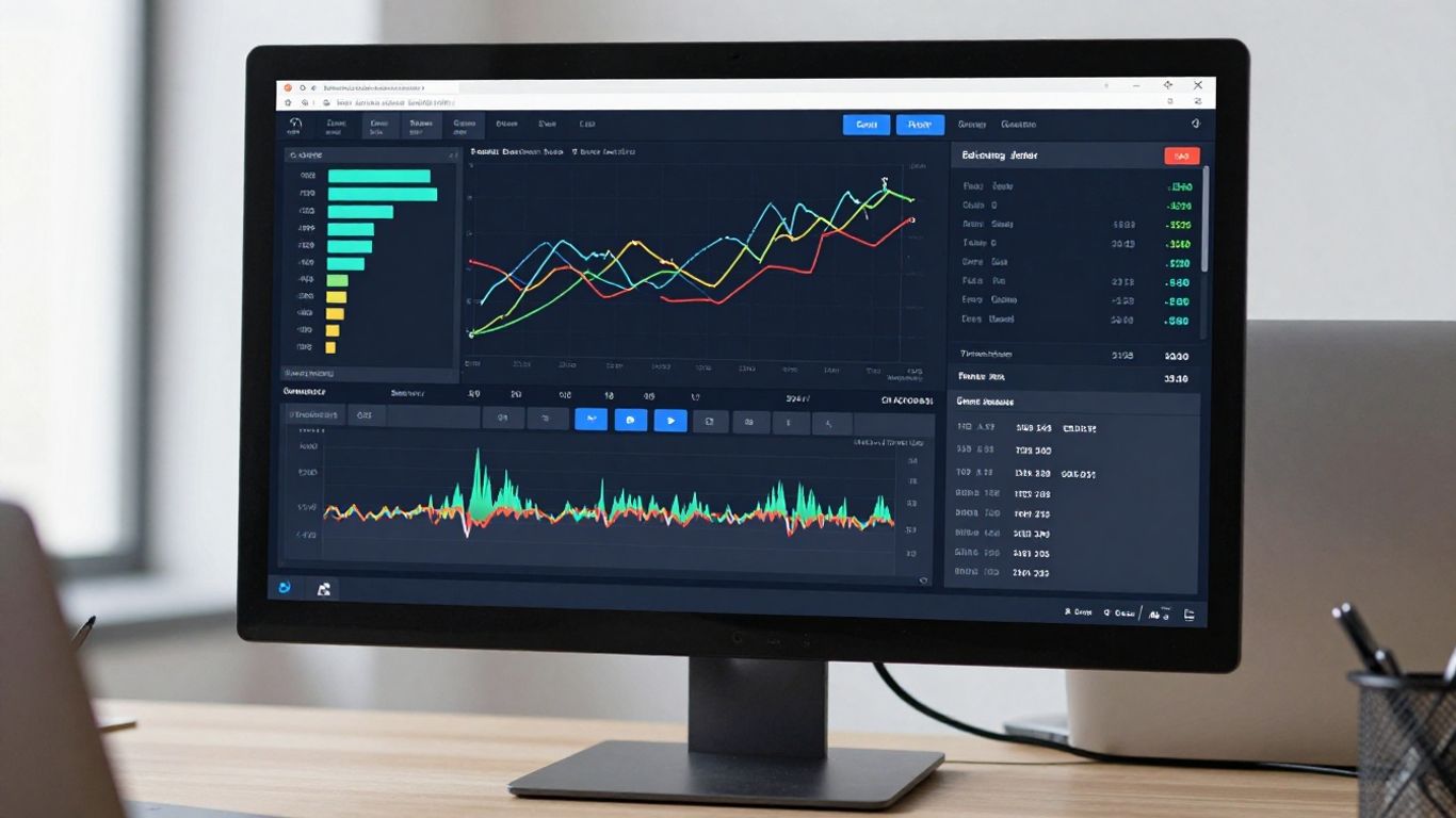 Trading platform dashboard interface