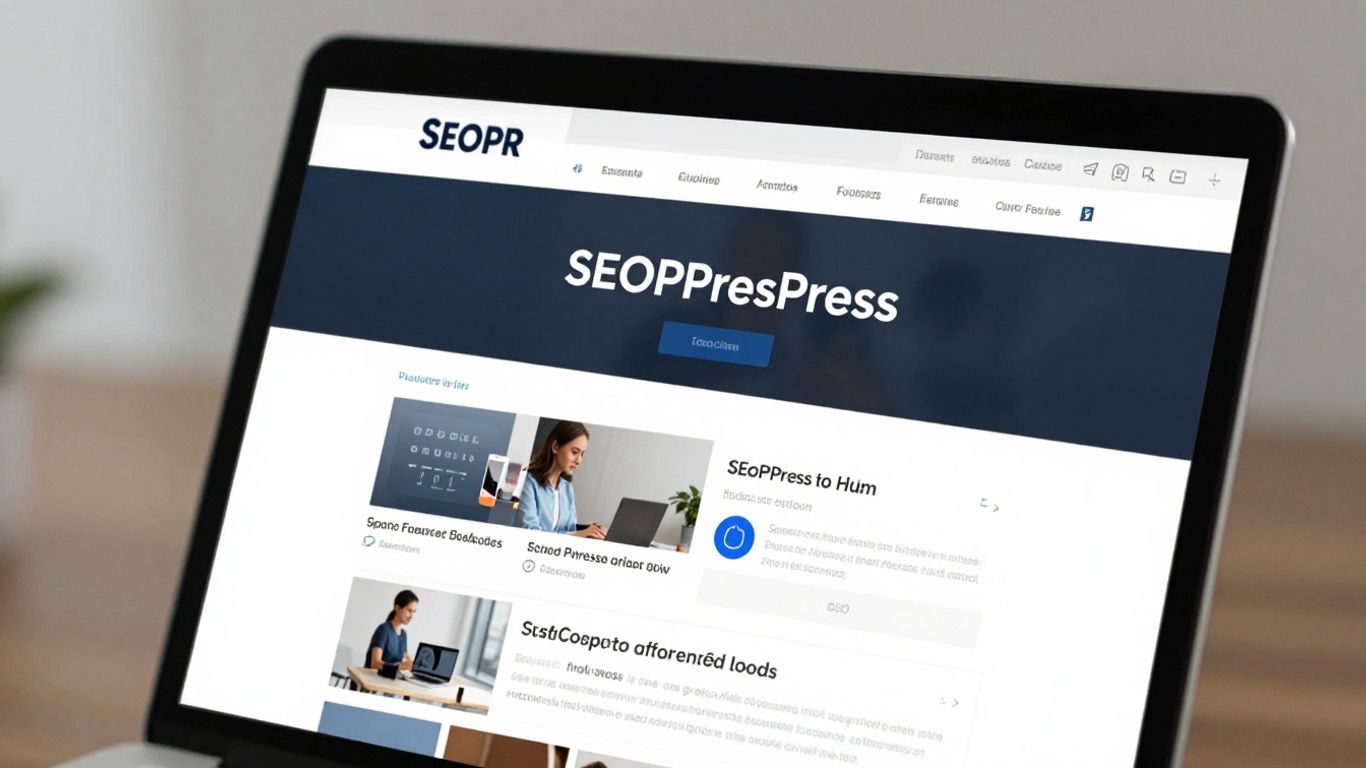 SEOPress plugin interface on a computer screen.