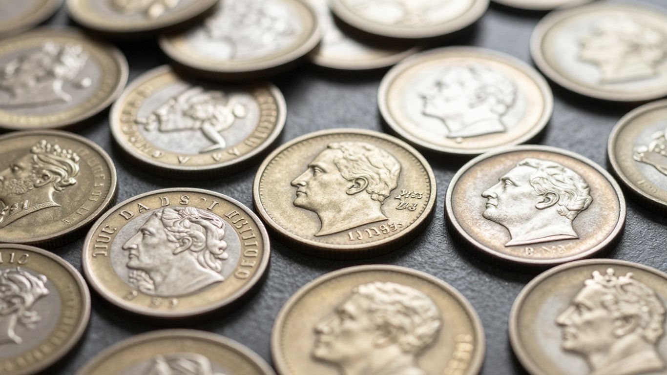 Collection of valuable key and semi-key date coins.