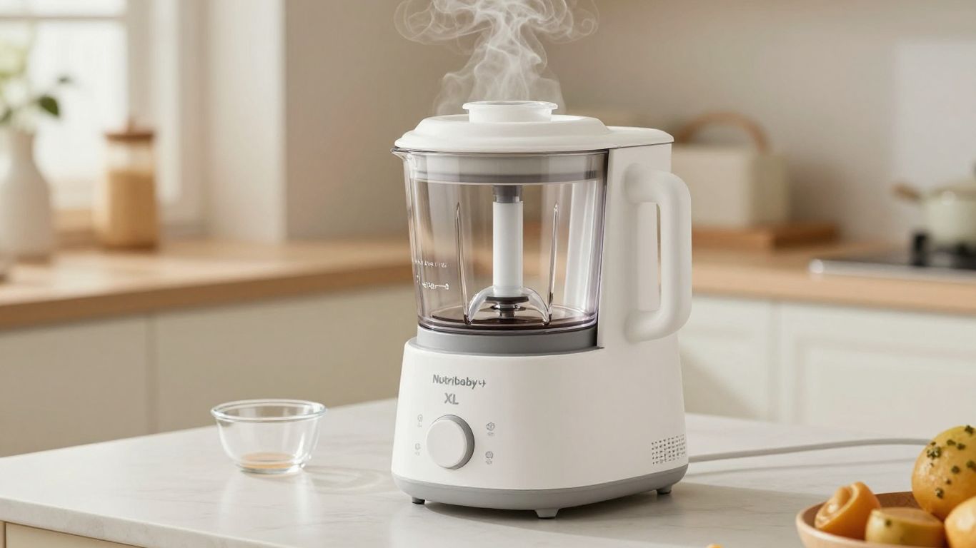 Máquina Nutribaby(+) XL para hacer comida de bebé.