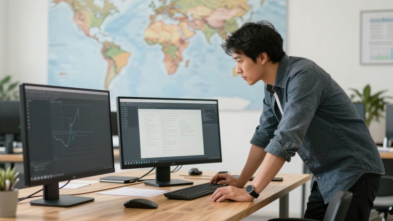 Global business network connection