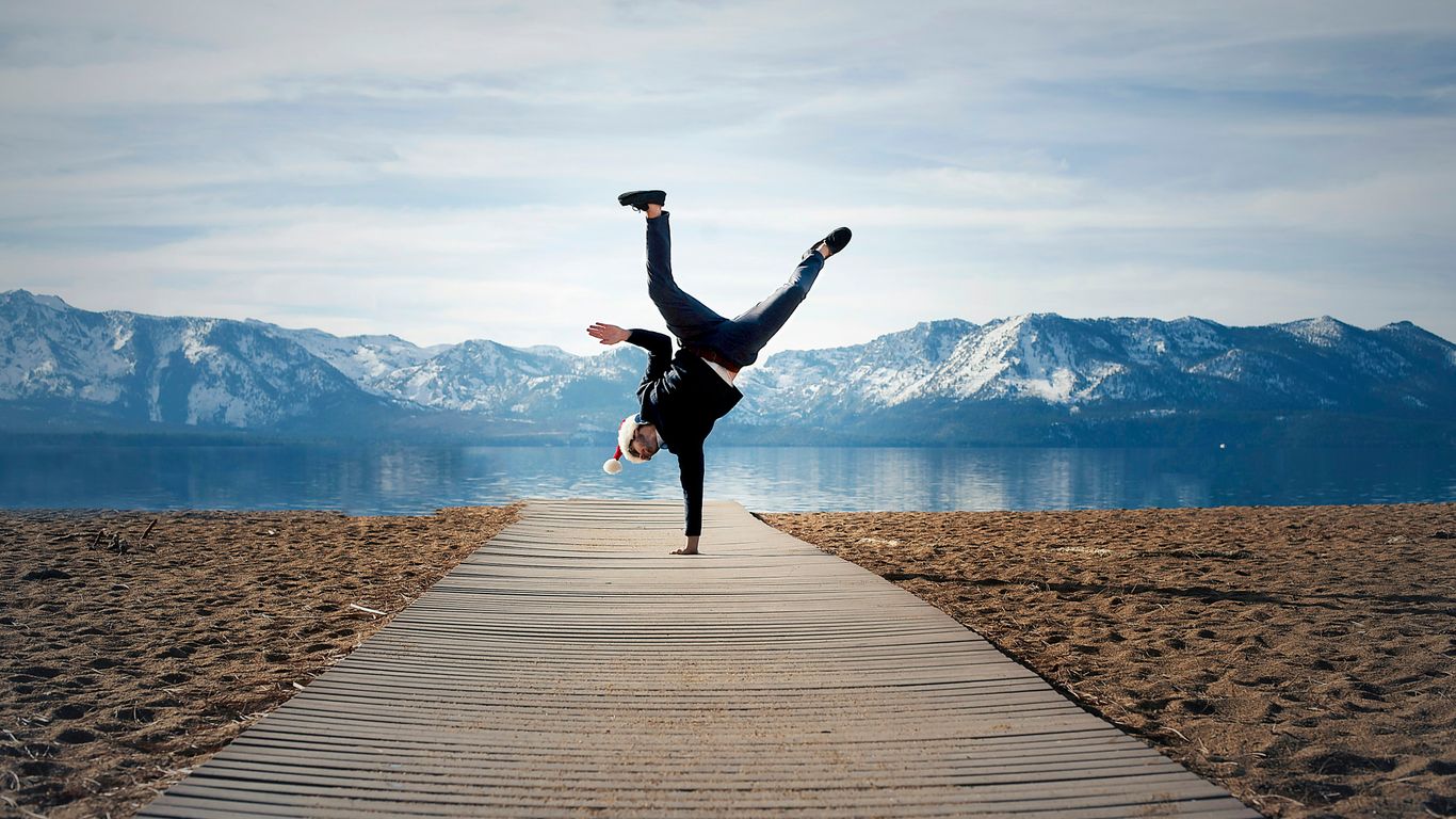 person doing one stand