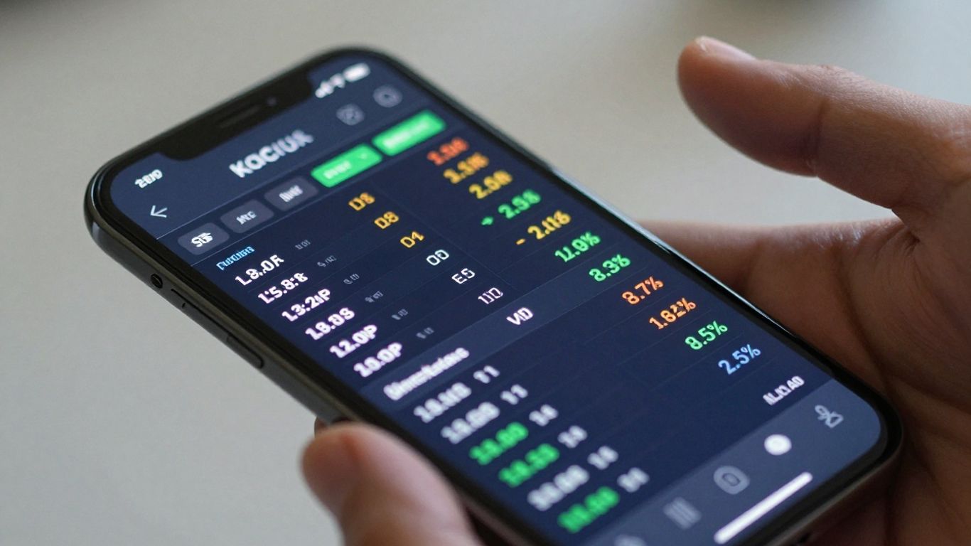 Fidelity trading app interface on a smartphone screen.