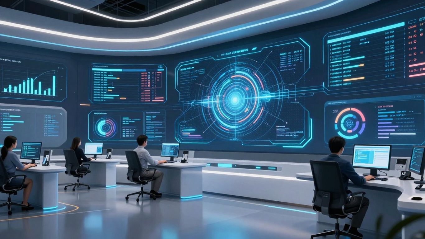 AI-powered social media command center interface