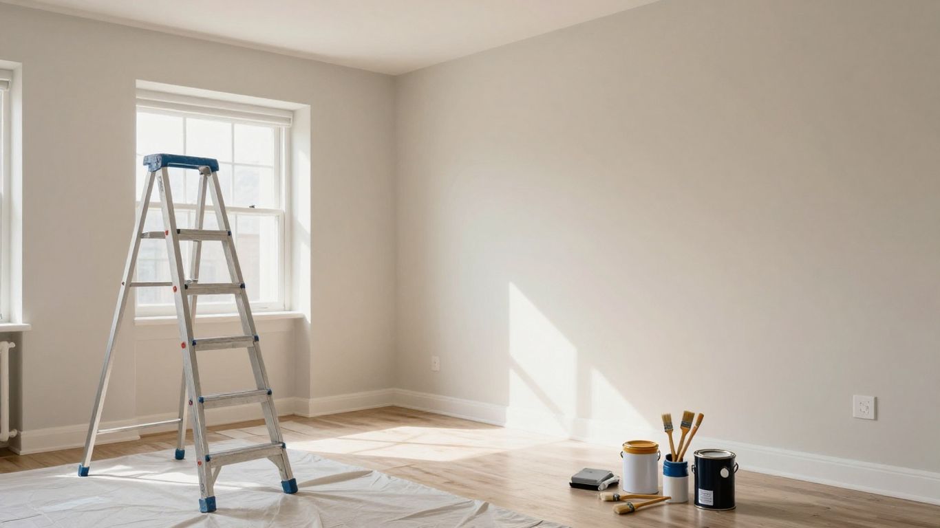 Home interior ready for professional painting.