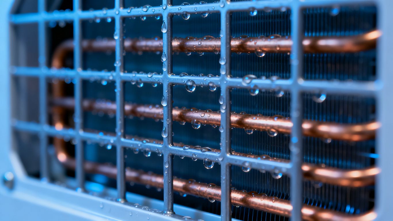 Internal dehumidifier cooling components