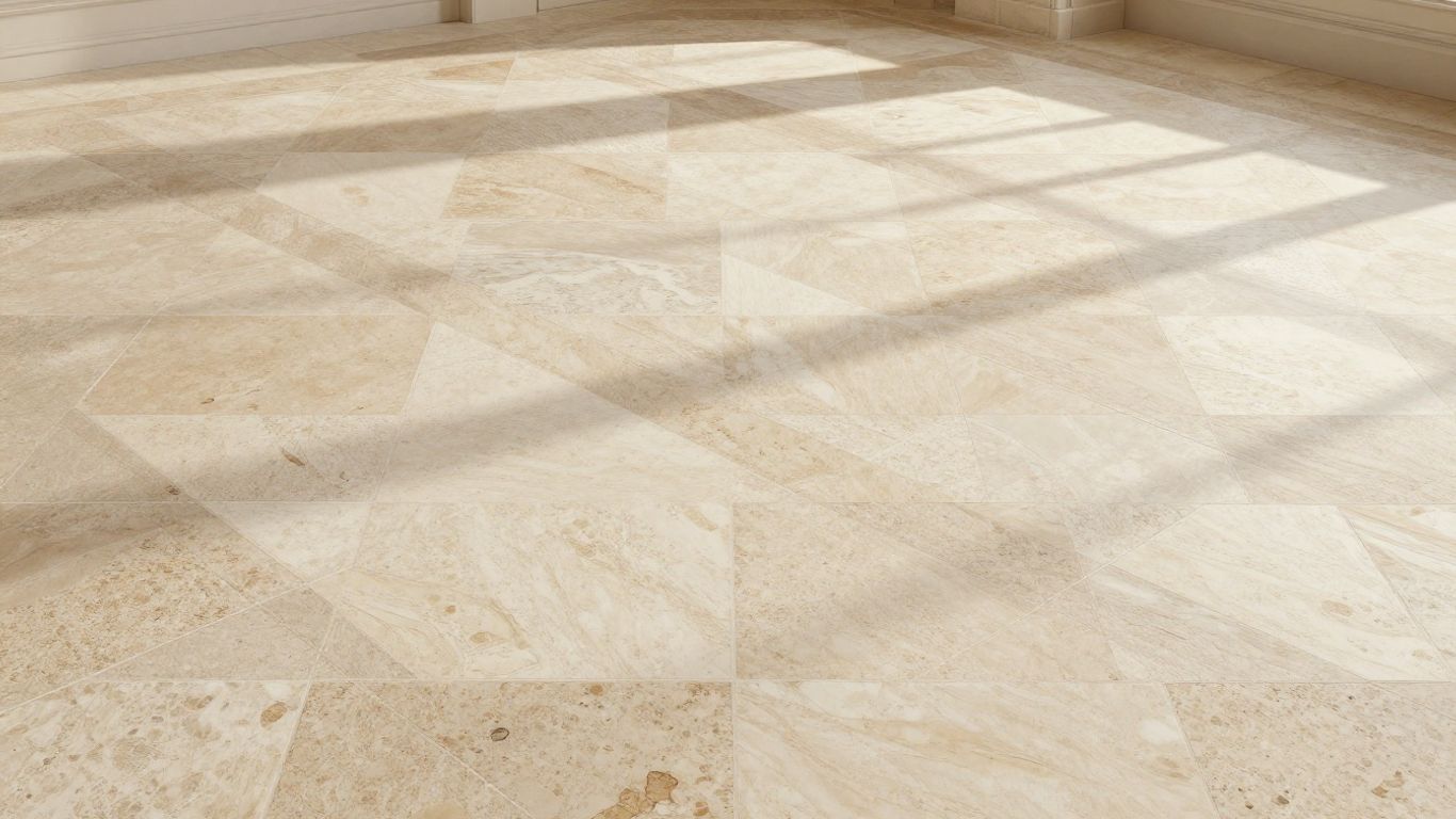 Versailles pattern travertine floor sketch
