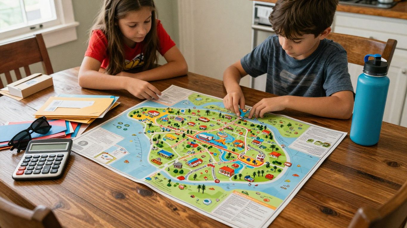 Family planning Disney vacation costs at home