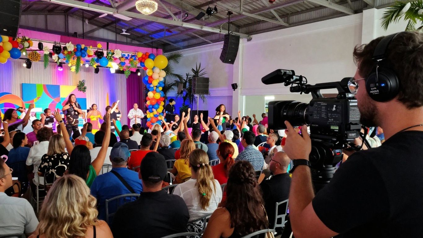 Event videography in Fort Lauderdale capturing a lively celebration.