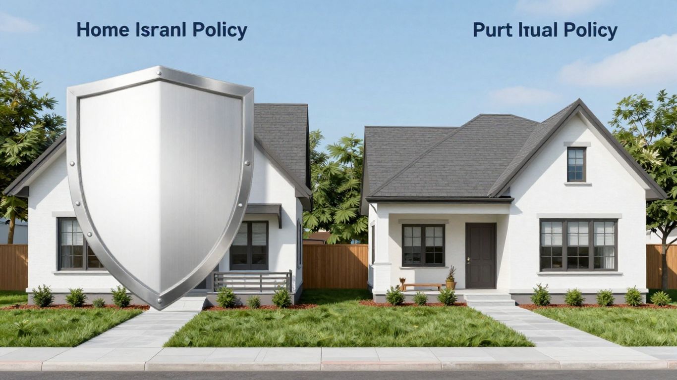 Comparación visual de seguros de hogar Reale y Línea Directa.
