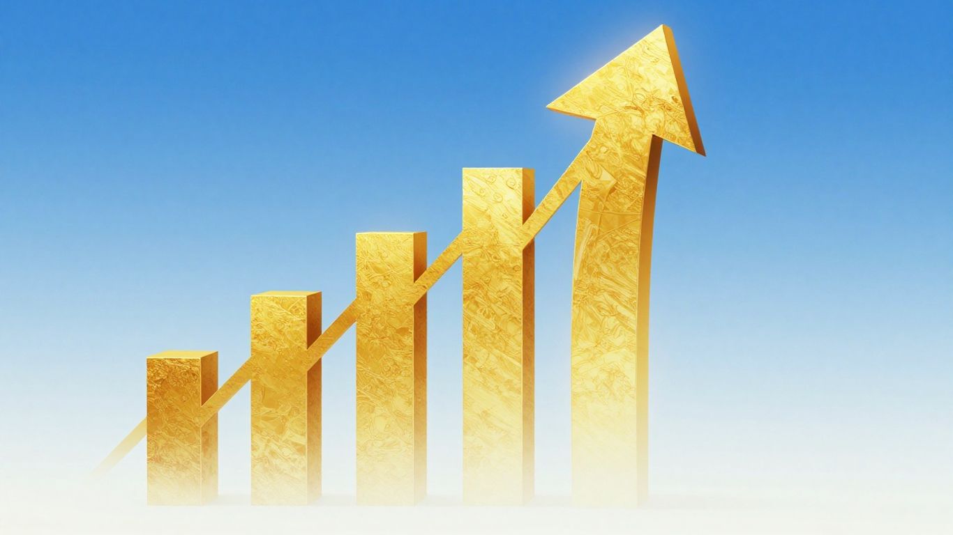 Upward growth trajectory symbolizing profitable scaling on Amazon.