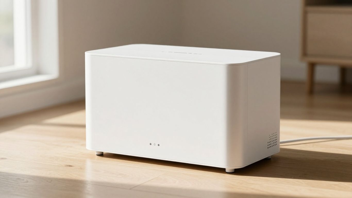 Modern dual appliance in white