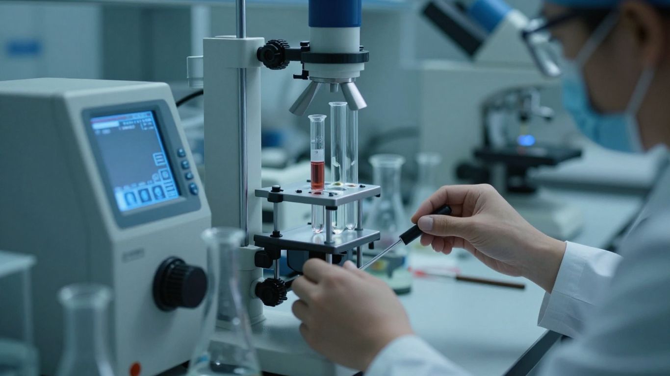 Laboratory equipment for SARMs research.