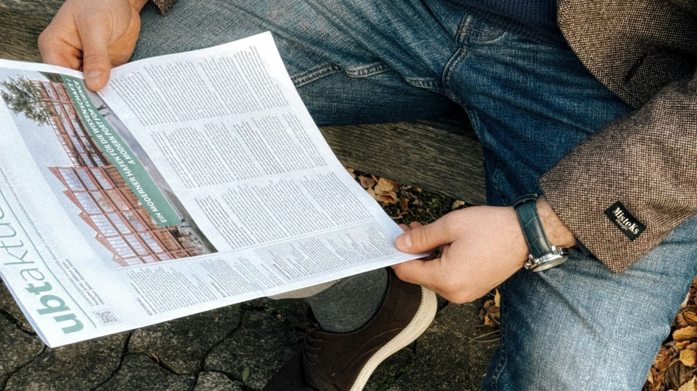 Tree service owner reviewing search ads