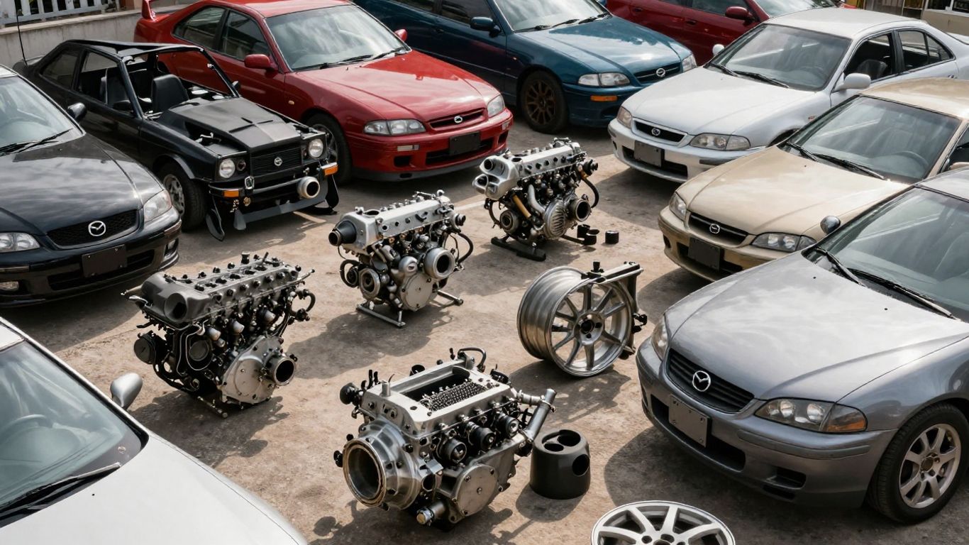 Mazda car parts and wreckers in Campbelltown