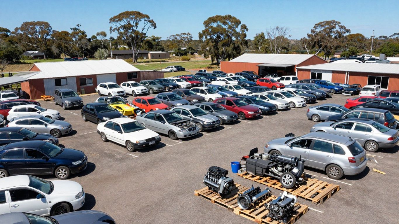 Local automotive wrecking yard in Adelaide