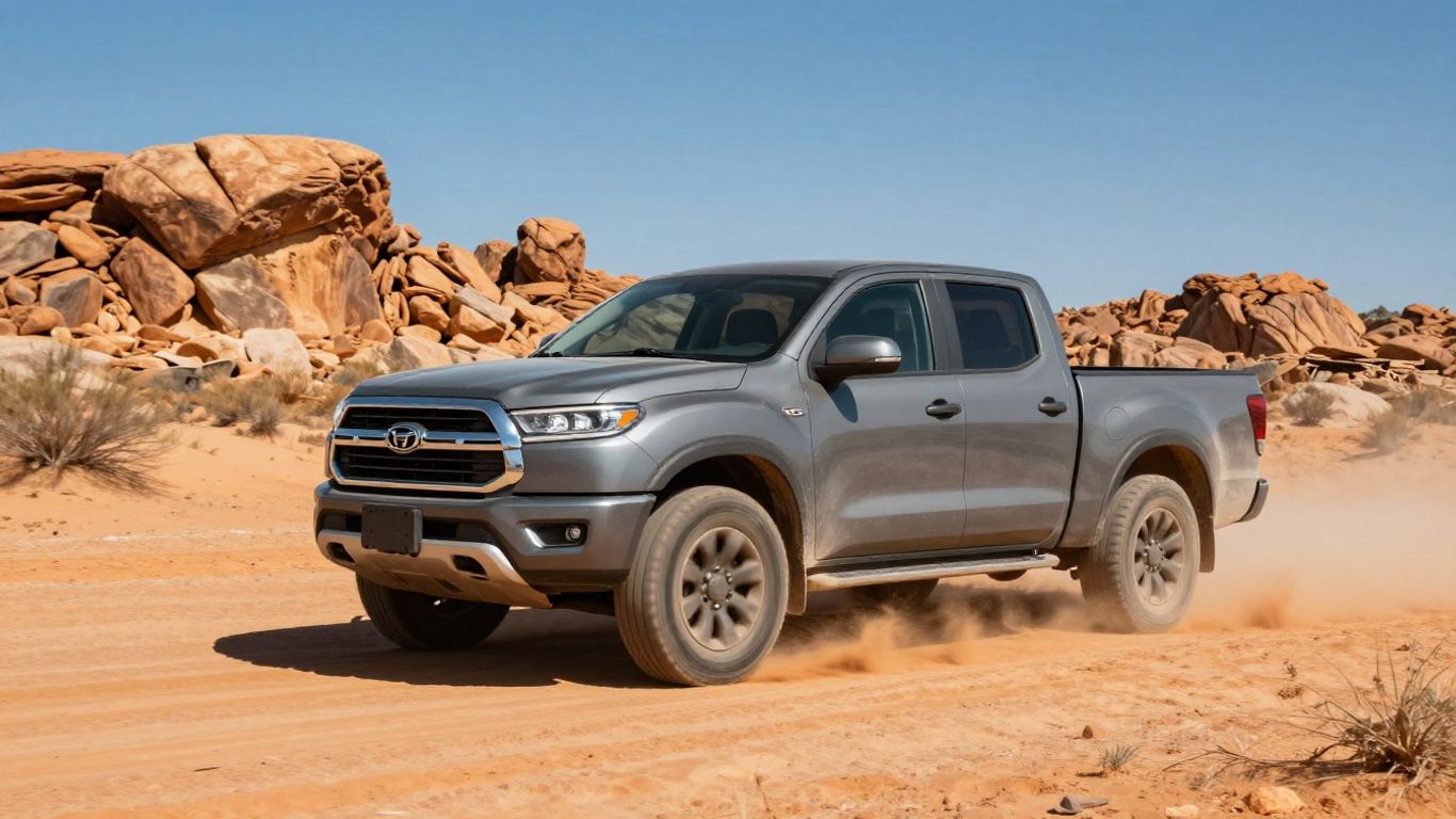 Off-road driving on desert terrain
