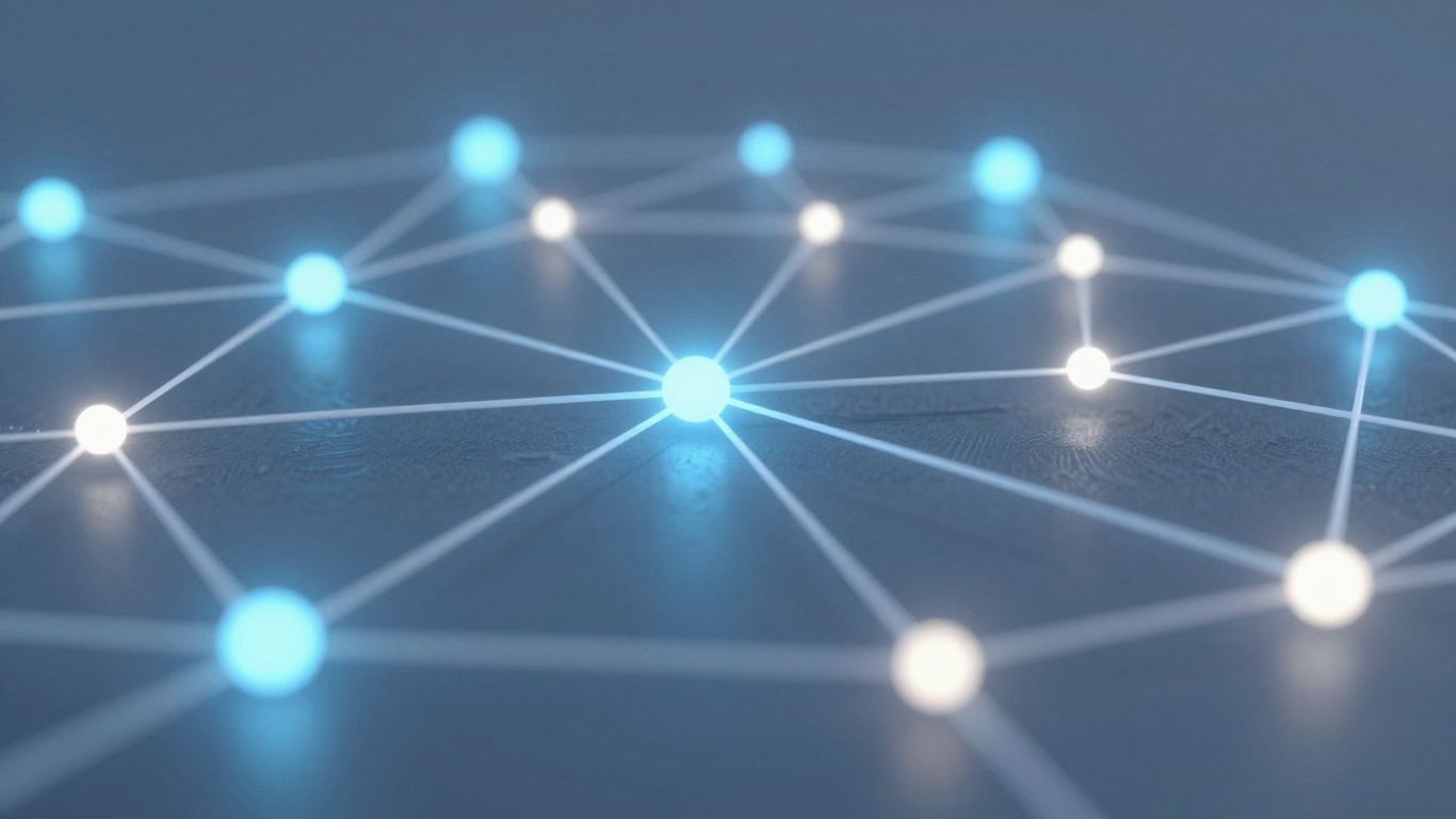 Blockchain network with unconfirmed transactions highlighted.