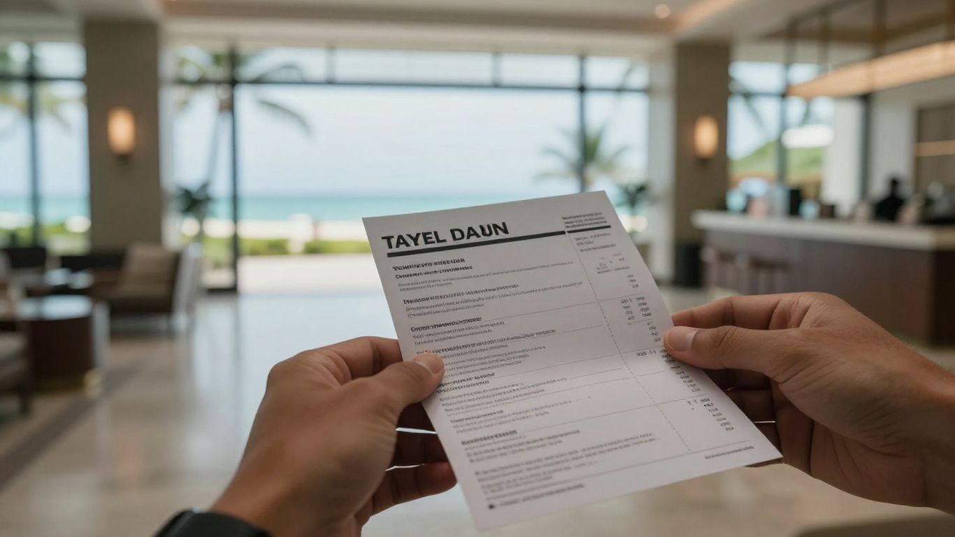 Reviewing travel details