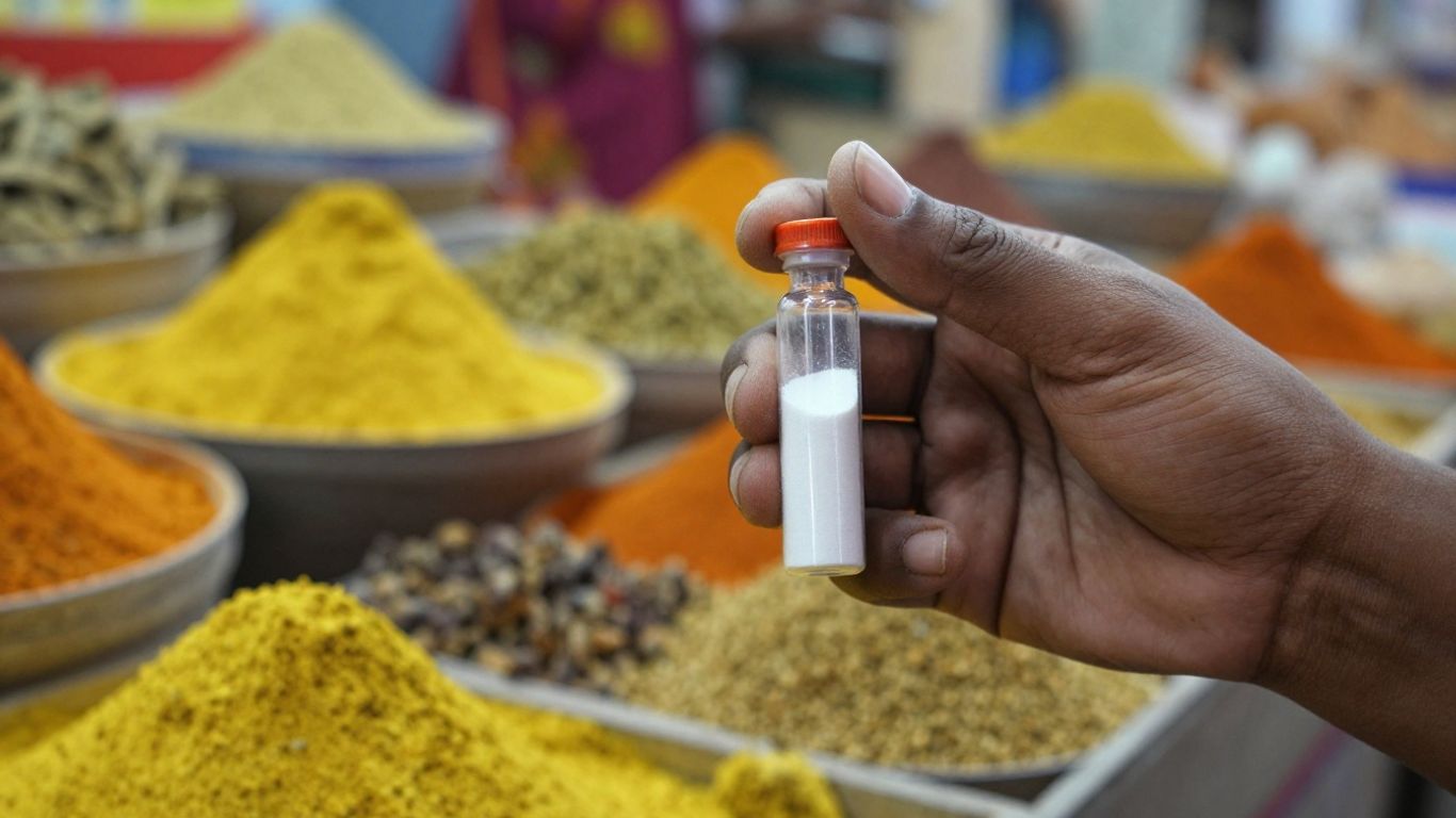 Indian market with SARMs vial
