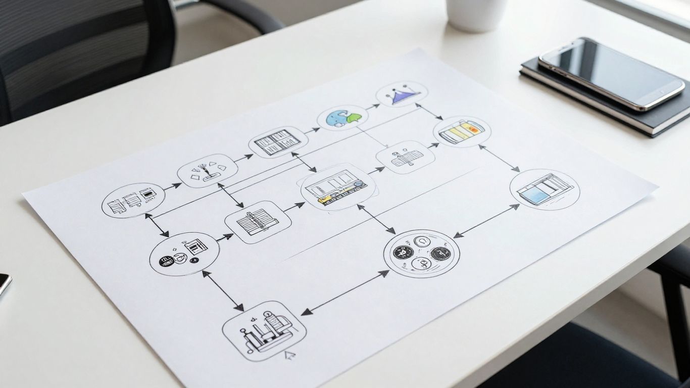 Mapping complex agency workflows