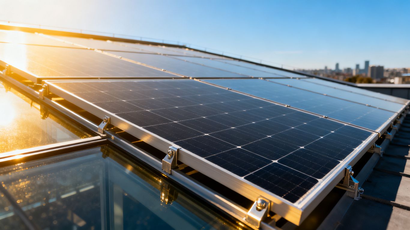 Installation de panneaux solaires performants