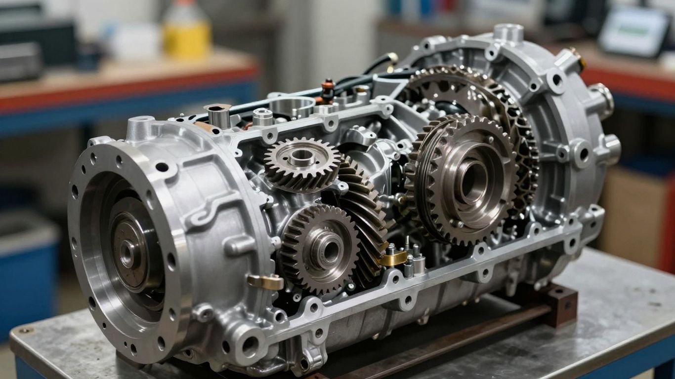 Used Chrysler transmission ready for installation