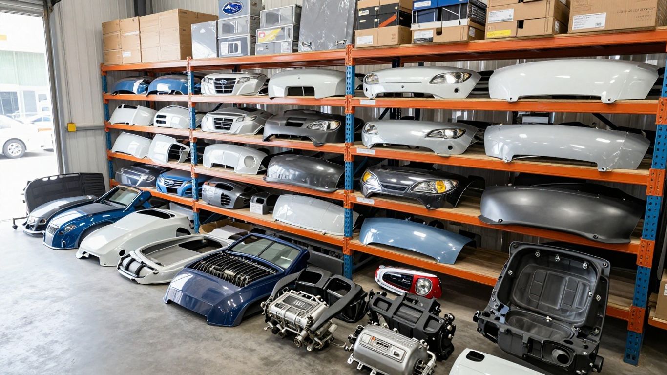 Used Subaru parts organised for local collection