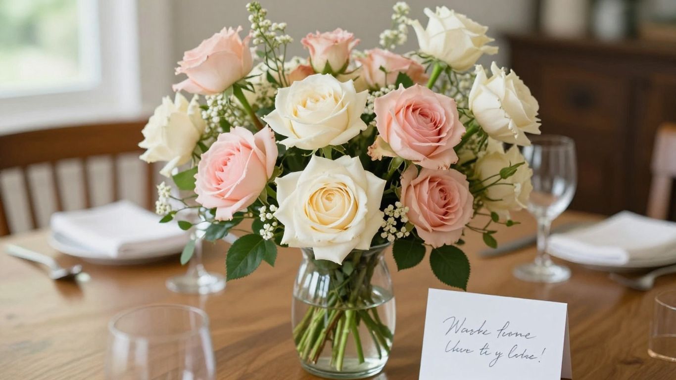 Romantic bouquet arranged for a special occasion