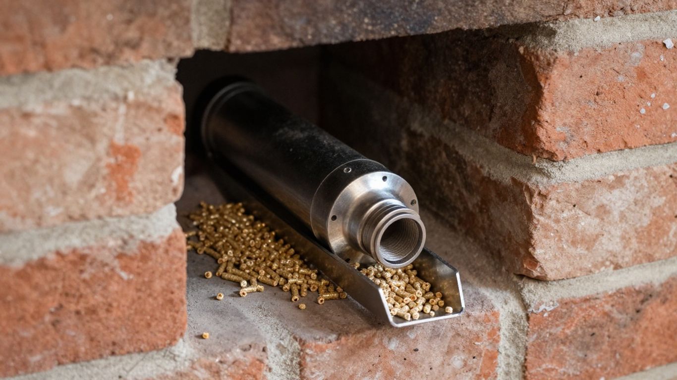 Adaptateur pellet dans un insert de cheminée