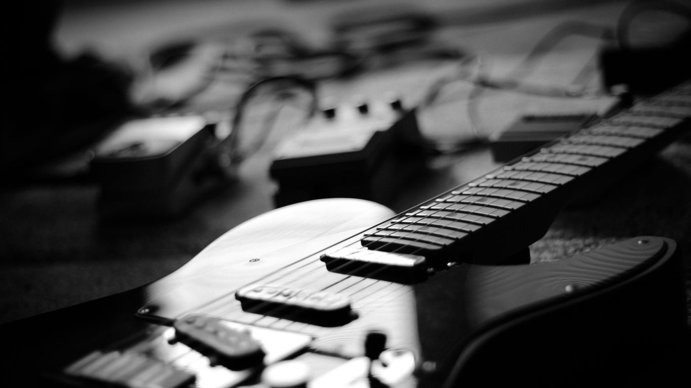 Guitars in a Huiyang manufacturing workshop