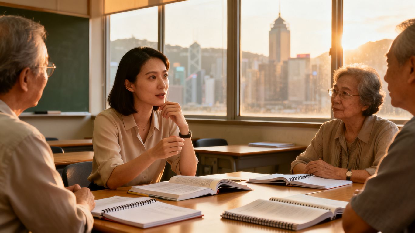 My Time at PolyU's Institute of Active Ageing: Teaching English for Today's Needs
