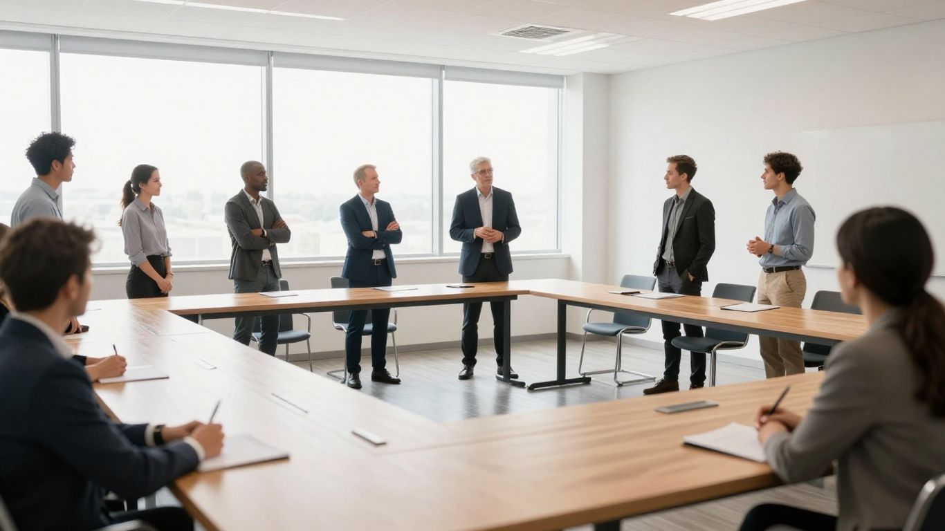 Professional wellness meeting environment