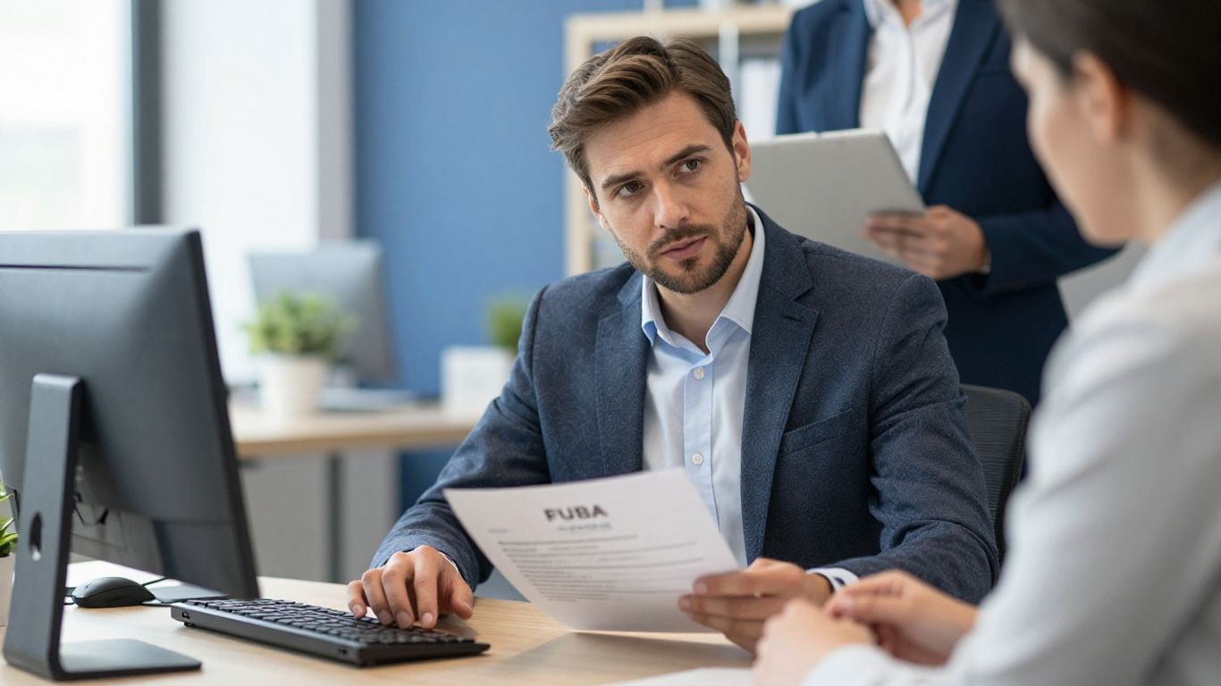 Personen im Büro suchen nach qualifiziertem Personal.
