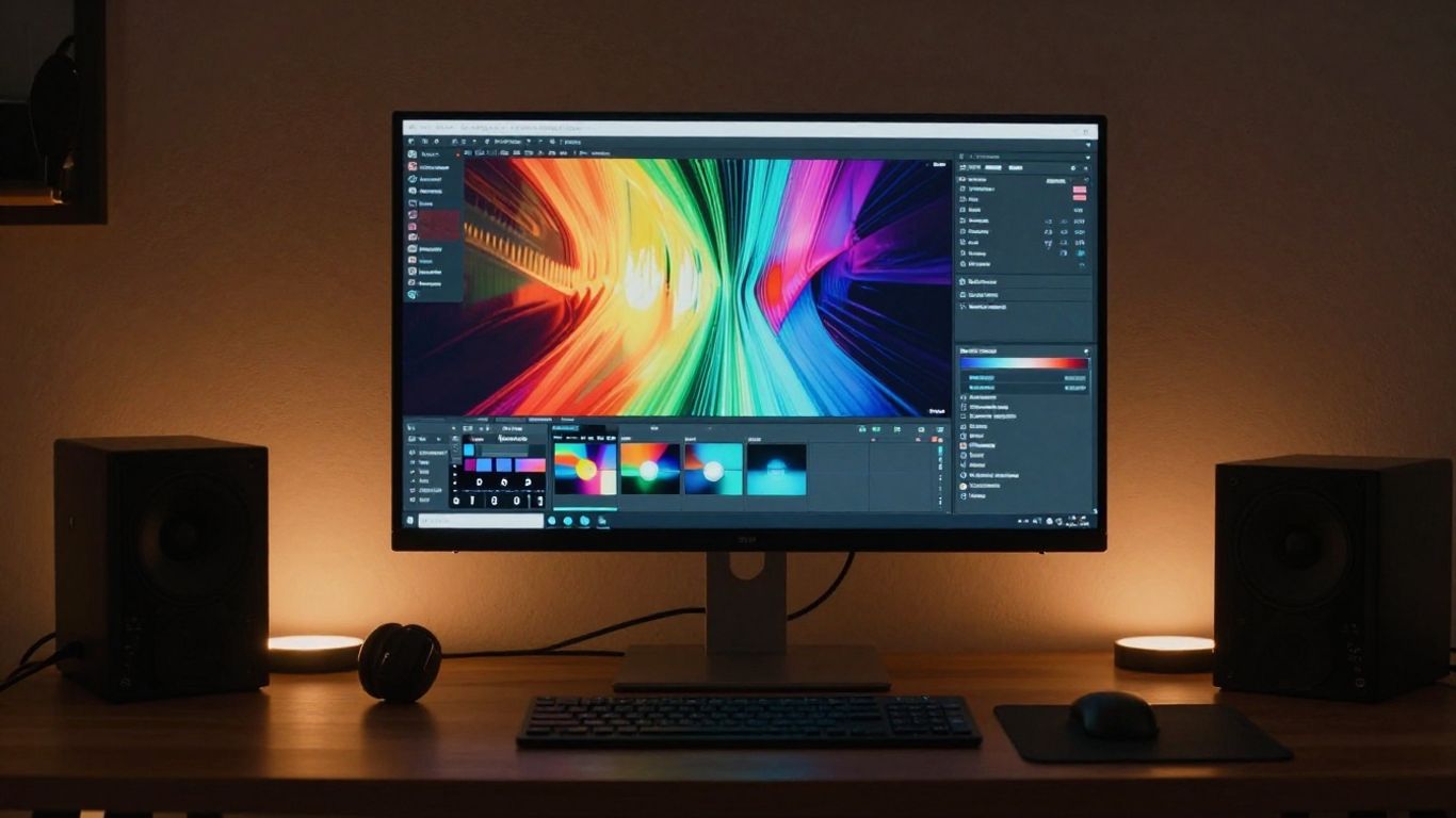 Vertical AI music video setup