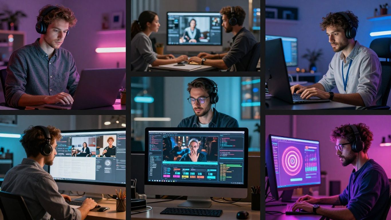 AI video generation transforming content creation visually.