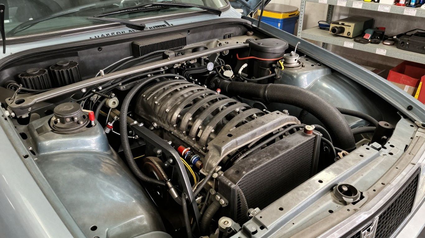 Engine bay and suspension parts for Volvo 240