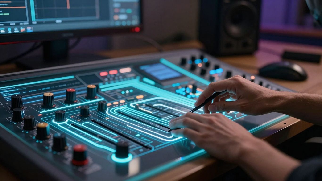 AI-driven digital artist interface
