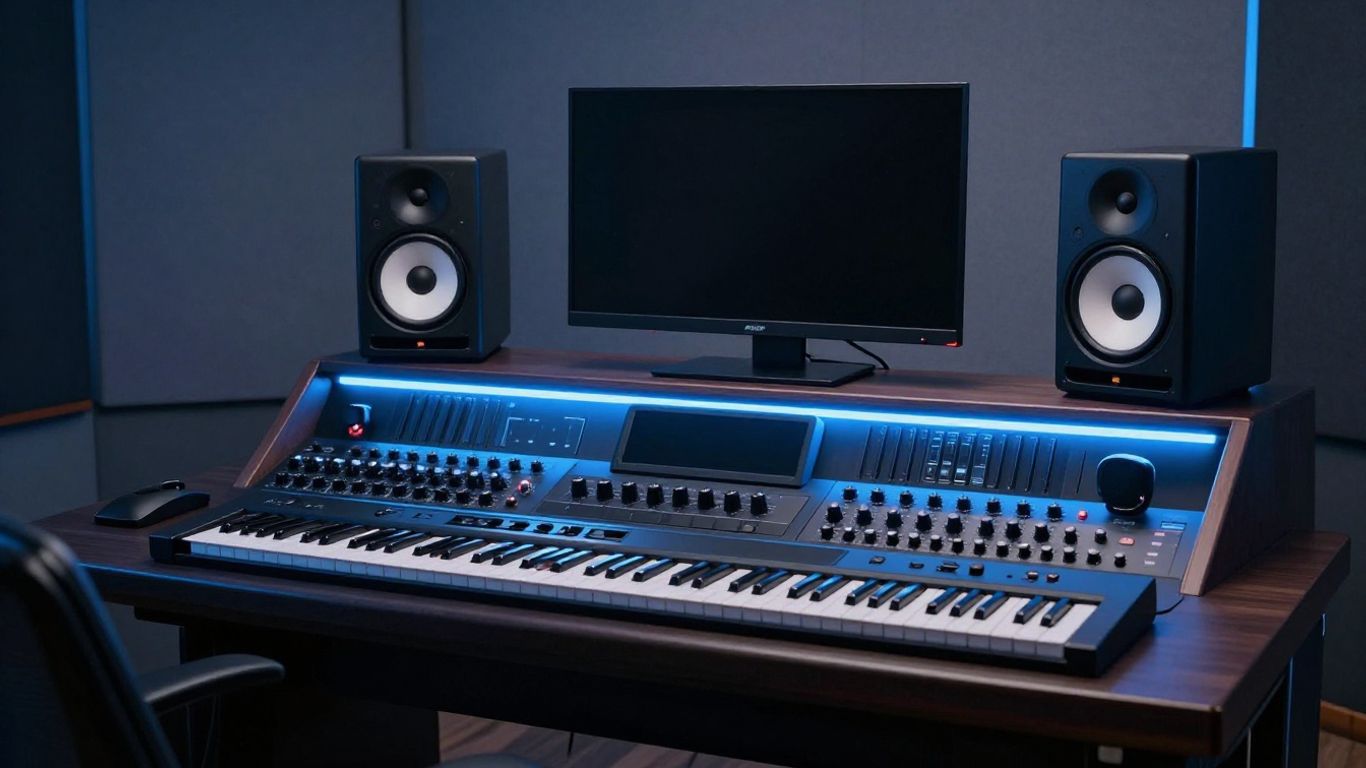 Dynamic music studio setup