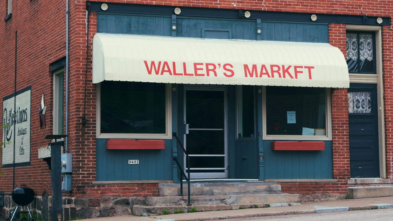 Historic market front view