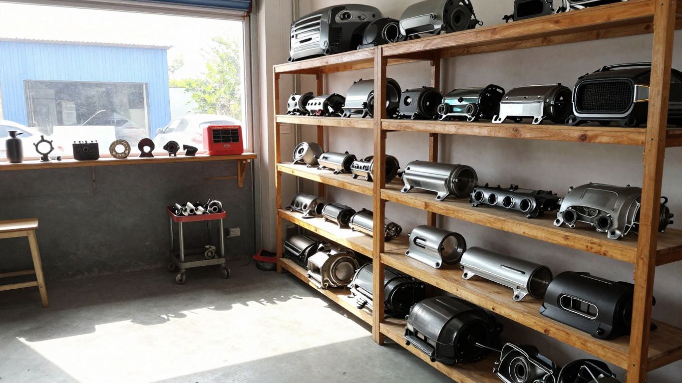 Used Haval car parts in a Sydney workshop.