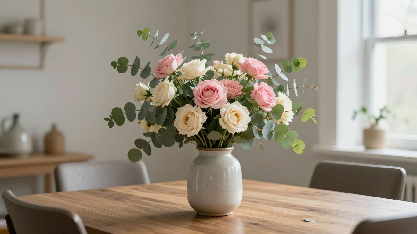 Seasonal bouquet arranged in an Altona home