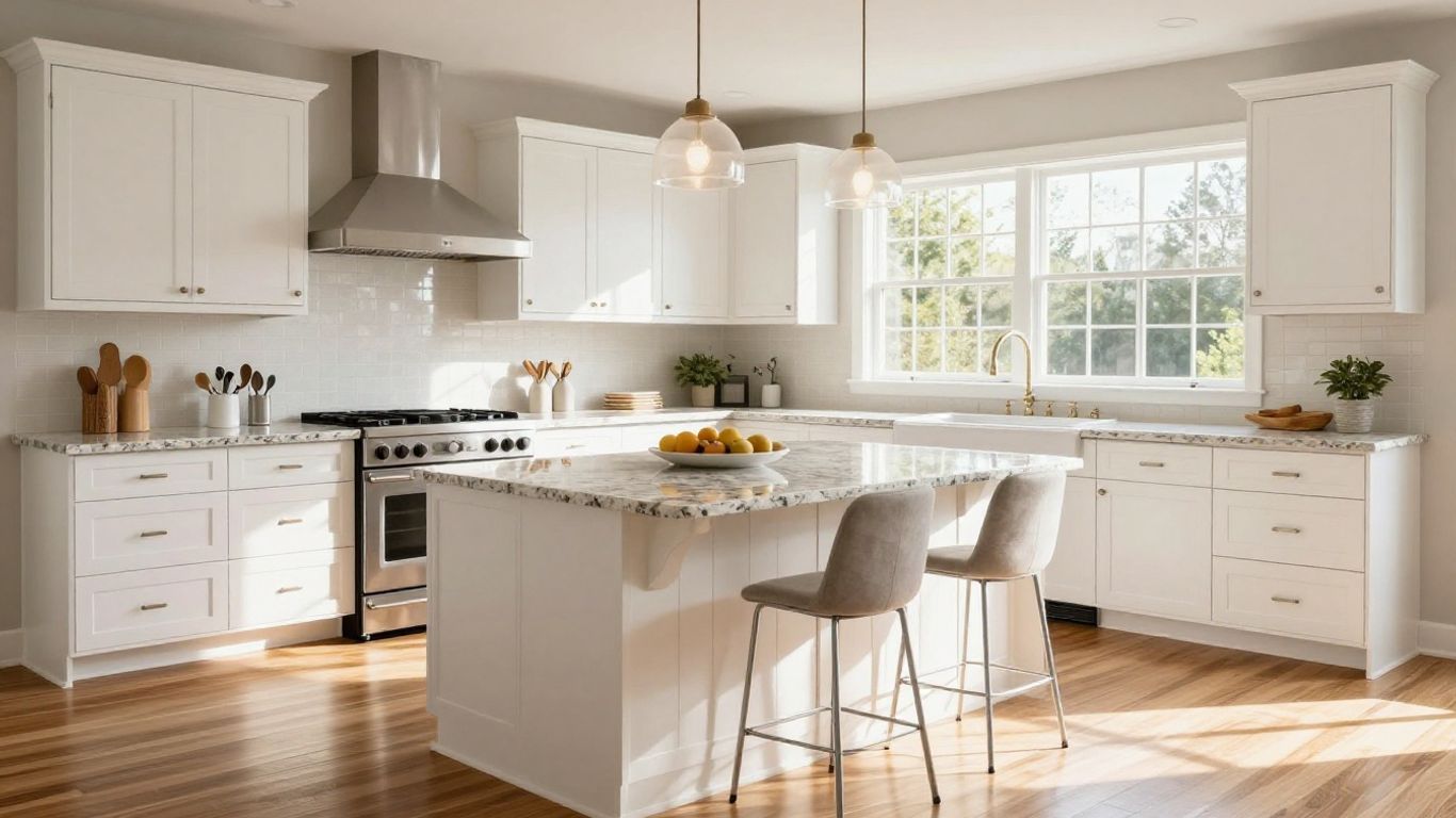 Modern Suwanee home renovation kitchen interior