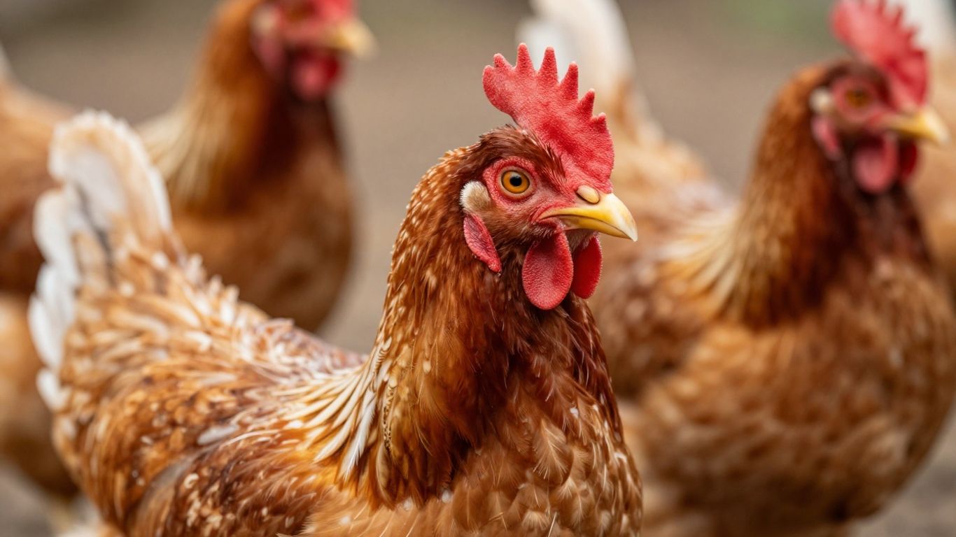 Zdrowe ptaki w hodowli drobiu