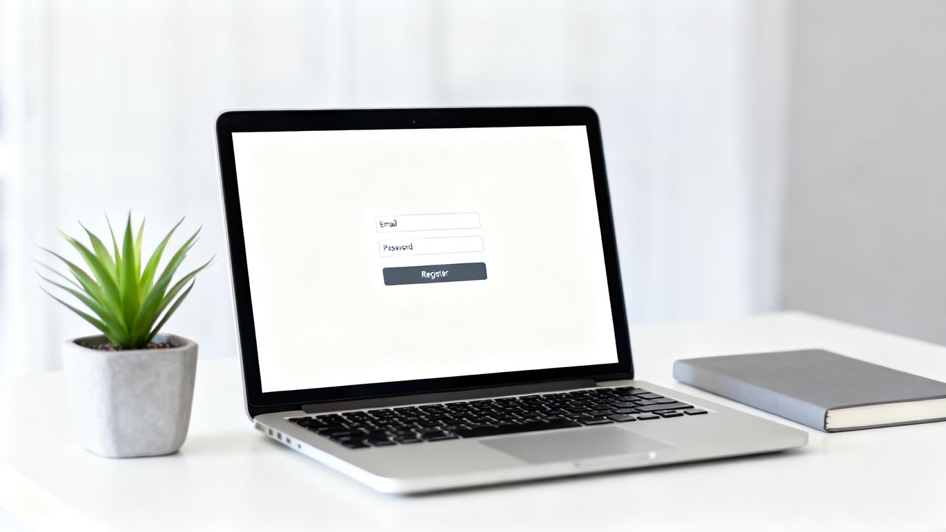 Account setup process