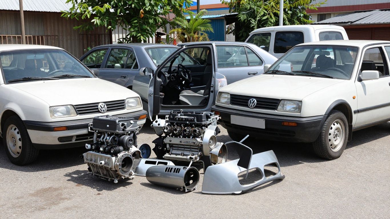 Volkswagen car parts ready for nationwide shipping.