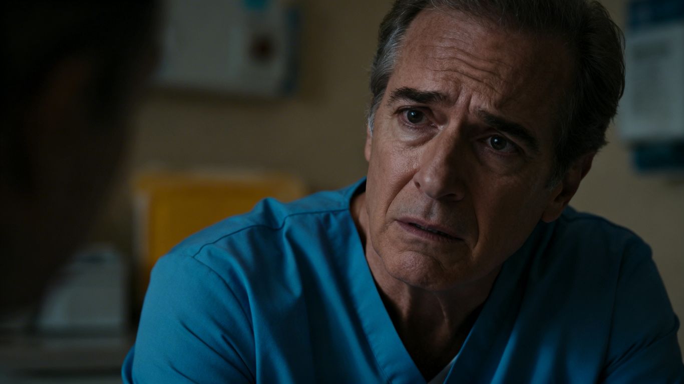 Homem preocupado com a saúde da próstata.