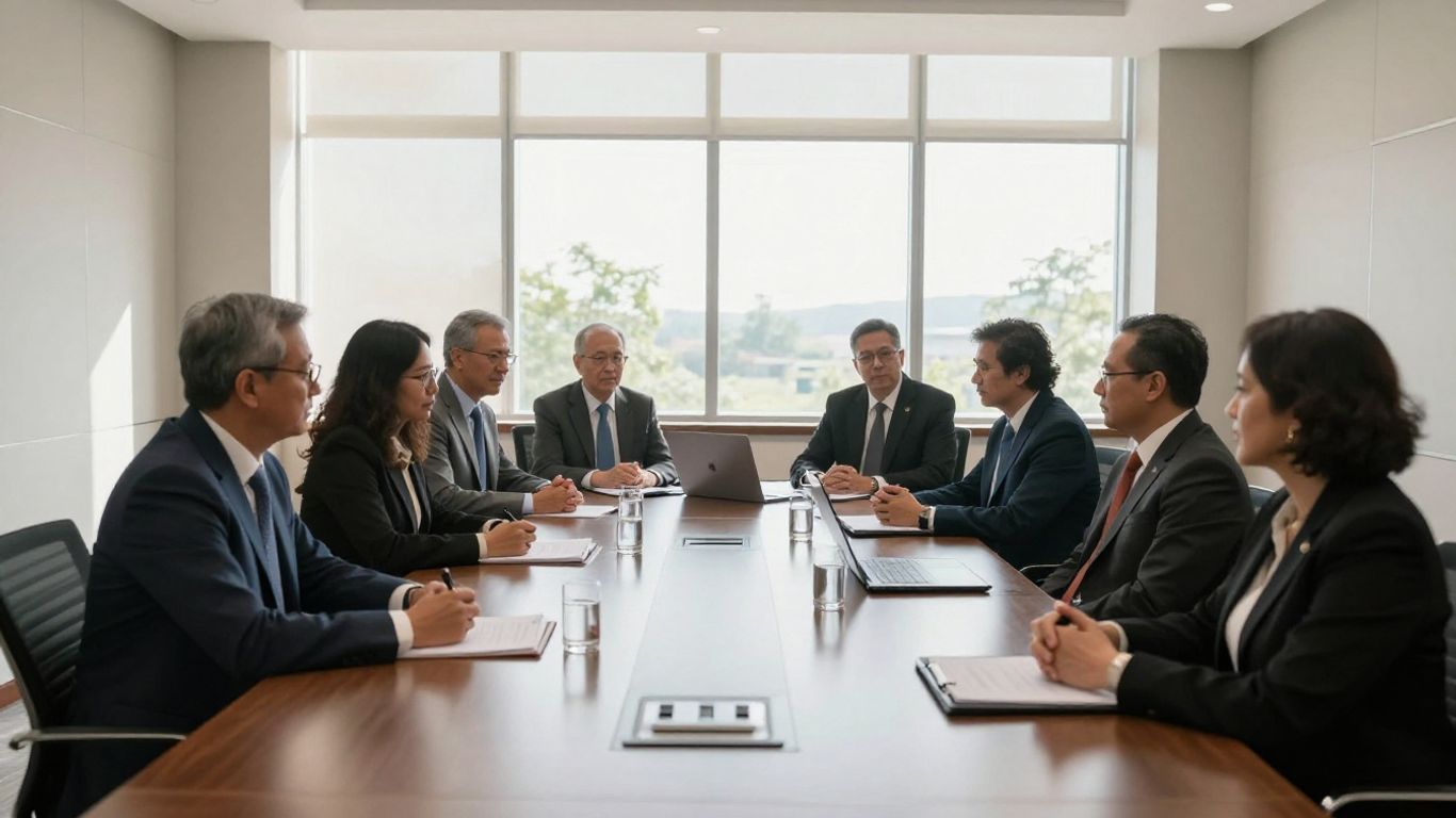 Vergadering van Gedeputeerde Staten in Nederland.