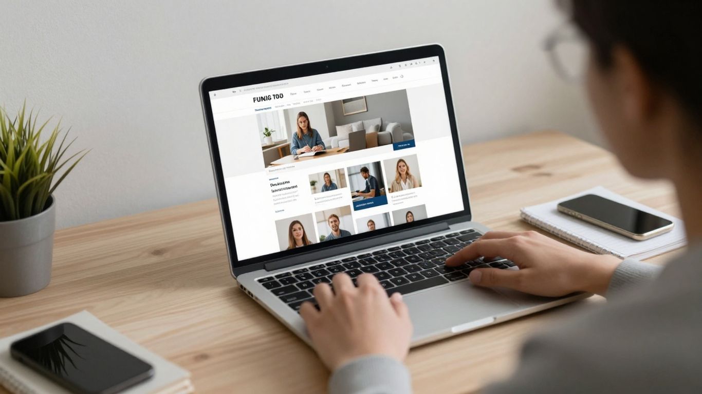 Clean WordPress block layout on desktop screen