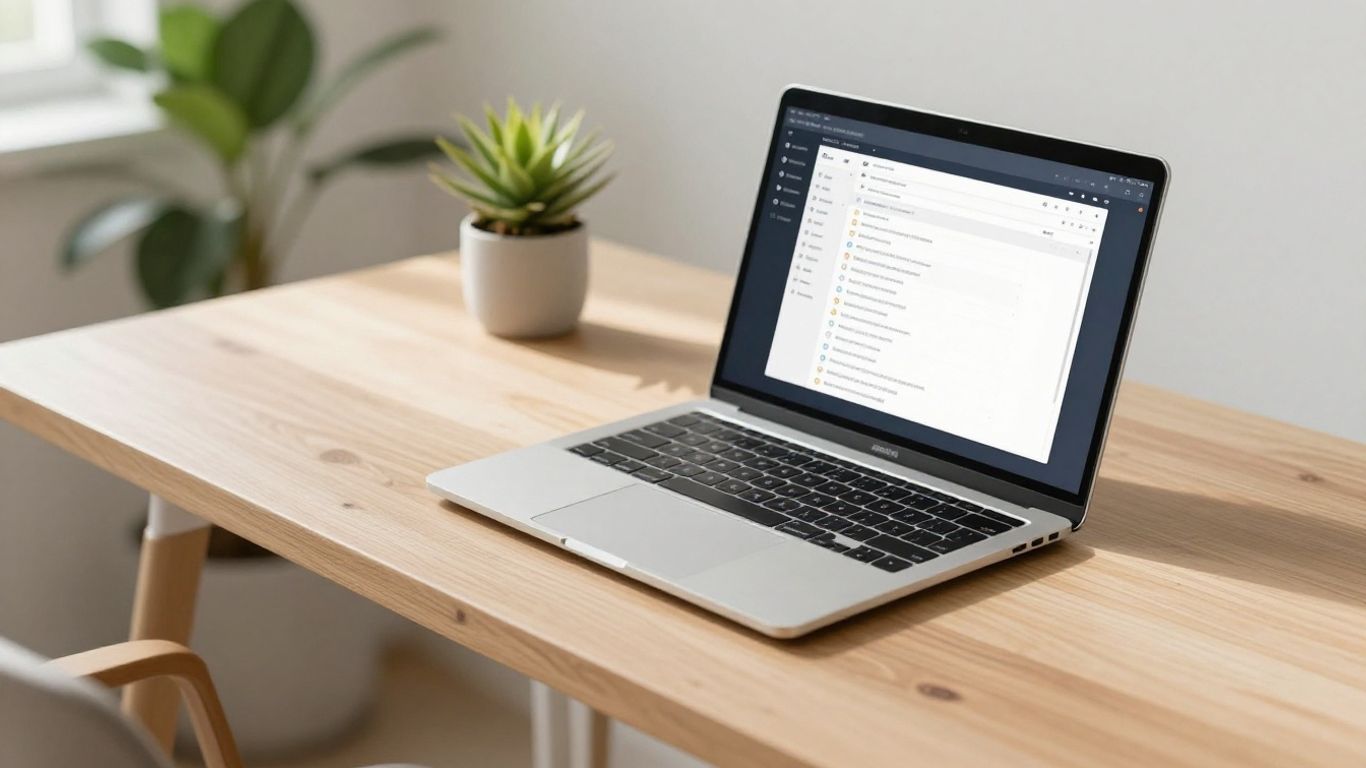 A clean digital workspace featuring organized project boards